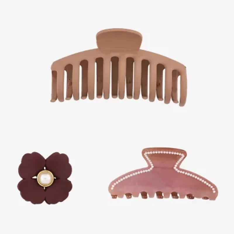 Bijoux Bar Floral 3-pc. Hair Clip