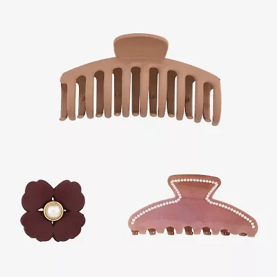 Bijoux Bar Floral 3-pc. Hair Clip