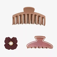 Bijoux Bar Floral 3-pc. Hair Clip