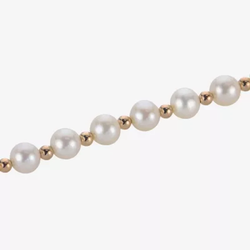 Womens White 18 Inch Strand Necklace