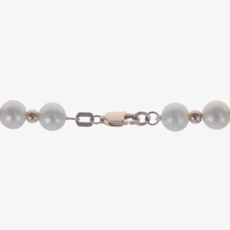 Womens White 18 Inch Strand Necklace