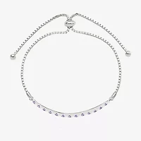 Gemstone Sterling Silver Bolo Bracelet