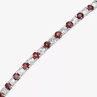 Gemstone Sterling Silver Bolo Bracelet