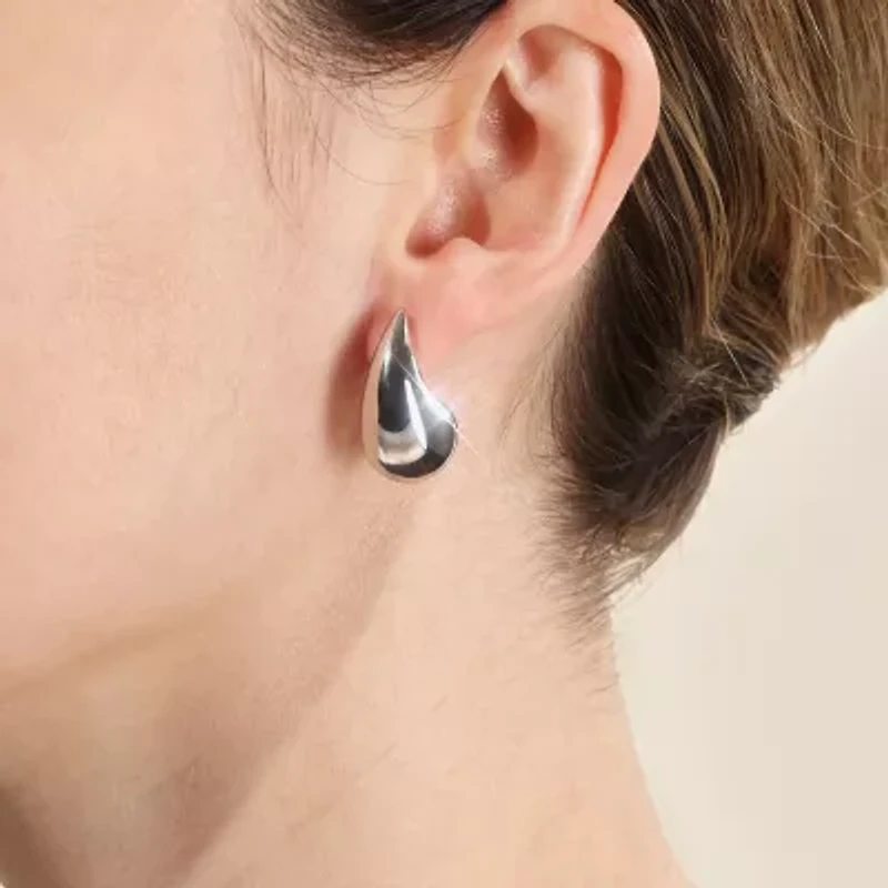 Womens Sterling Silver Drop Earrings