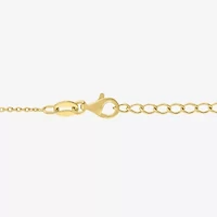 Diamond Addiction (G-H / Si2-I1) Womens 14K Gold Over Silver Sterling 18 Inch Cable Chain Necklace