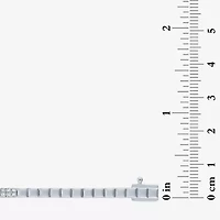 Diamond Addiction (G-H / I1-I2) Womens White Diamond Sterling Silver 17 Inch Tennis Necklace