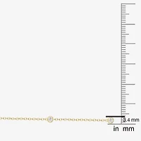 Diamond Addiction Womens 1/10 CT. T.W. Natural White Diamond 14K Gold Over Silver 16 Inch Pendant Necklace