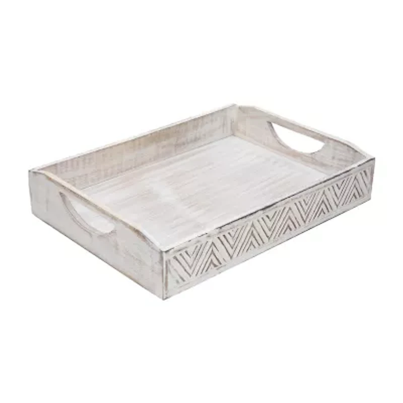 Northlight Chevron Display 2-pc. Decorative Tray