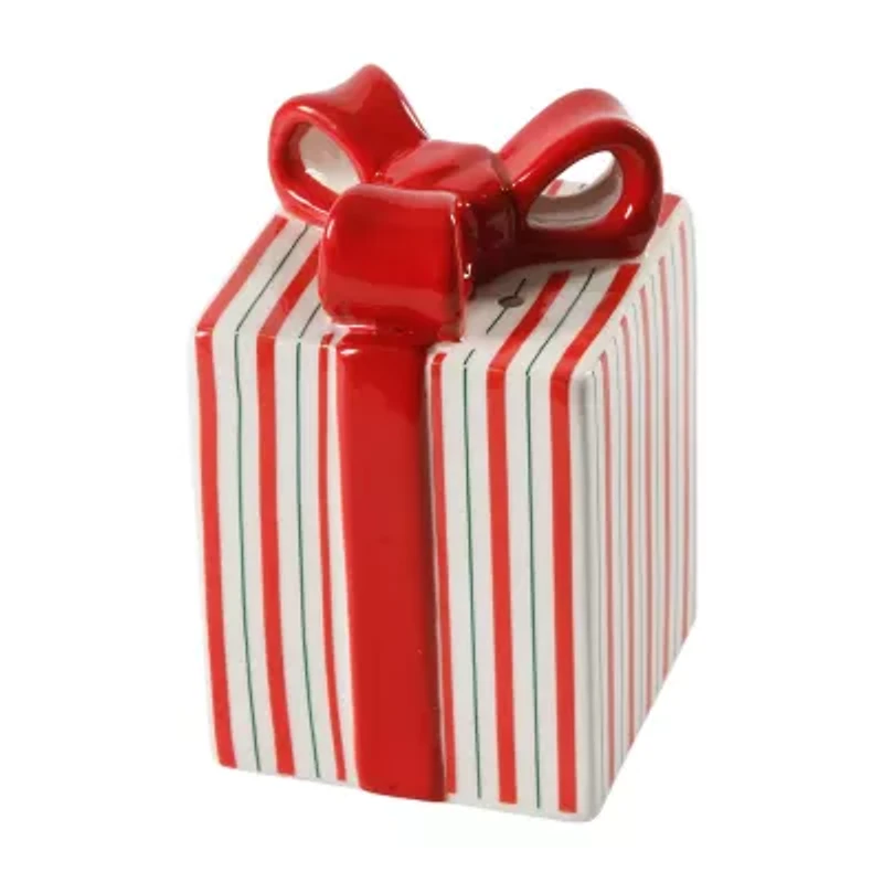 Martha Stewart Festive Bow Ceramic Salt & Pepper Shaker