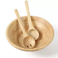 Martha Stewart Salad Bowl Set 3-pc. Wood Serving Bowl
