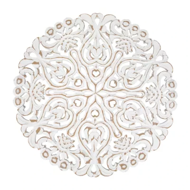 Northlight Round Damask Wall Art Set