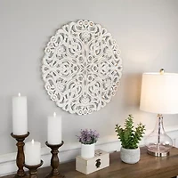 Northlight Round Damask Wall Art Set