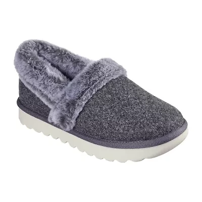 Skechers Cozy Up Frosty Snuggles Womens Memory Foam Slip-On Slippers