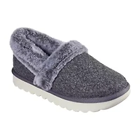Skechers Cozy Up Frosty Snuggles Womens Memory Foam Slip-On Slippers
