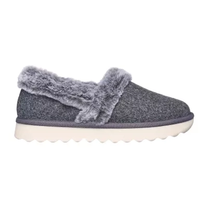 Skechers Cozy Up Frosty Snuggles Womens Memory Foam Slip-On Slippers