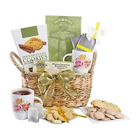 Alder Creek Tea Time Wicker Basket Valentines Day Food Set