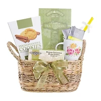 Alder Creek Tea Time Wicker Basket Valentines Day Food Set