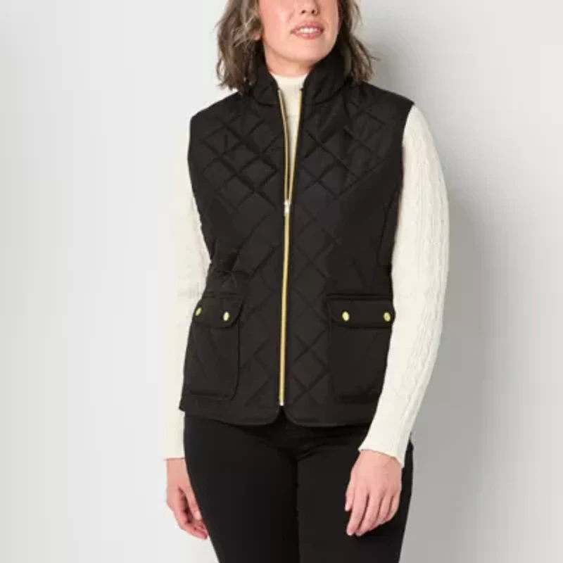 St. John's Bay Womens Heavyweight Quilted Vest