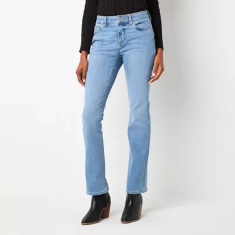 St. John's Bay Womens Mid Rise Bootcut Jean