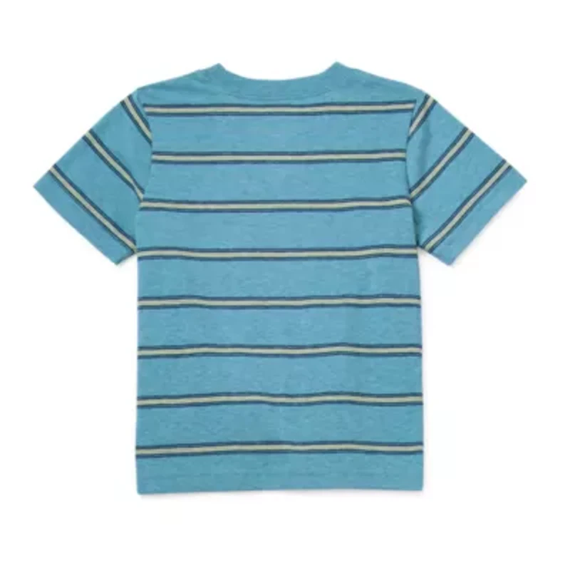 Okie Dokie Toddler & Little Boys Crew Neck Short Sleeve T-Shirt