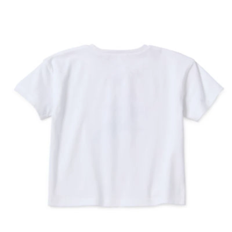 Okie Dokie Active Girls Round Neck Short Sleeve T-Shirt
