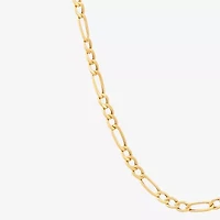Unisex 14K Gold 13 Inch Figaro Chain Necklace
