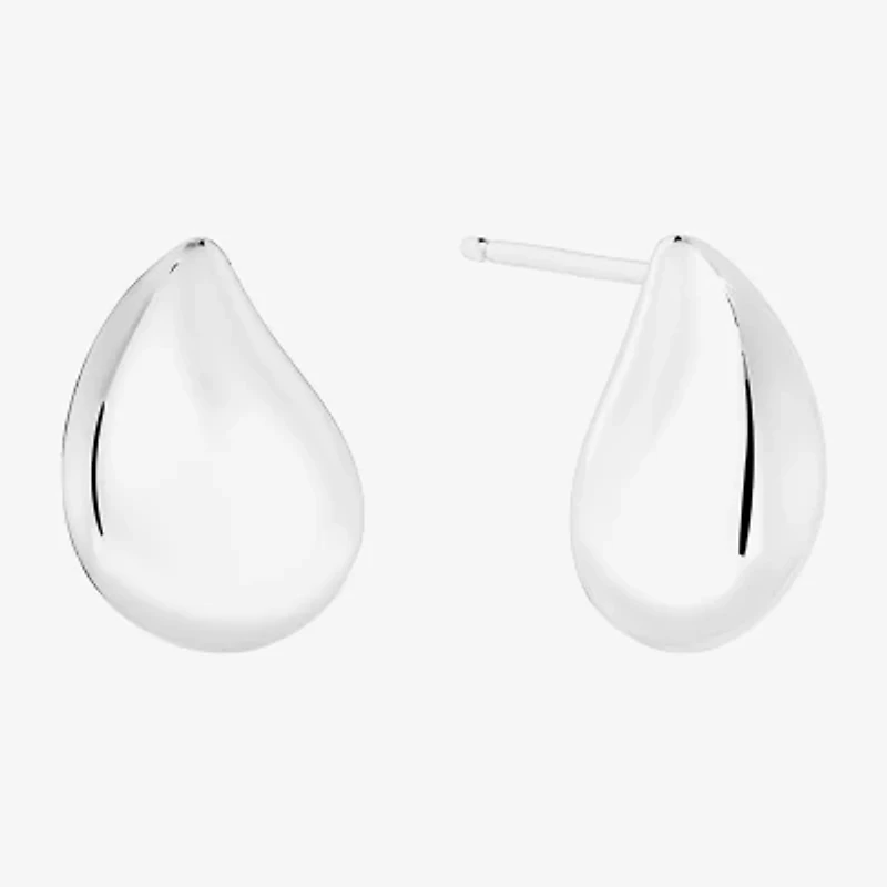 Sterling Silver 15.2mm Stud Earrings