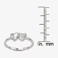 Girls 1/4 CT. Cubic Zirconia Sterling Silver Cocktail Ring