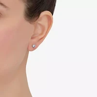 Limited Quantities! Multi Color Crystal 14K White Gold 4.8mm Ball Stud Earrings