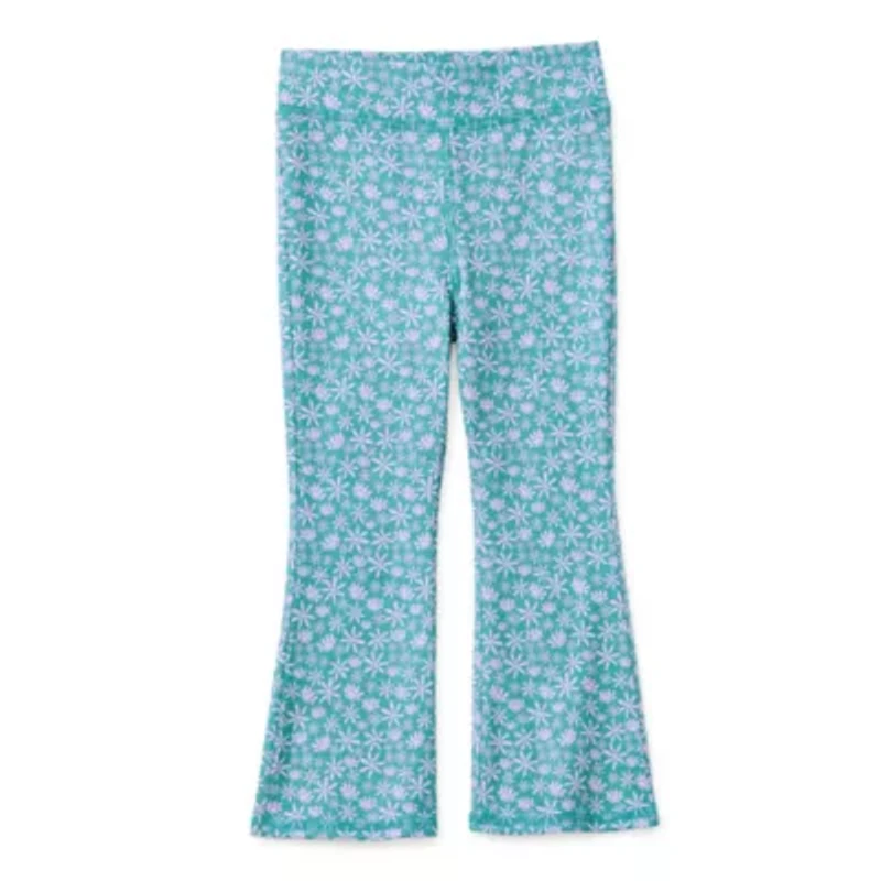 Okie Dokie Active Toddler & Little Girls Active Flare Full Length Leggings