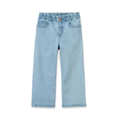 Okie Dokie Toddler & Little Girls Stretch Fabric Straight Leg Jean