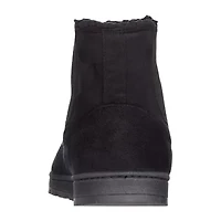 Isotoner Recycled Microsuede Wylder Womens Memory Foam Bootie Slippers