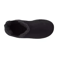 Isotoner Recycled Microsuede Wylder Womens Memory Foam Bootie Slippers