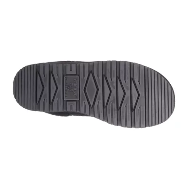 Isotoner Recycled Microsuede Wylder Womens Memory Foam Bootie Slippers