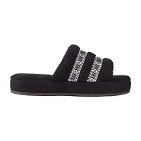 Isotoner Clara Recycled Berber Womens Memory Foam Slip-On Slippers