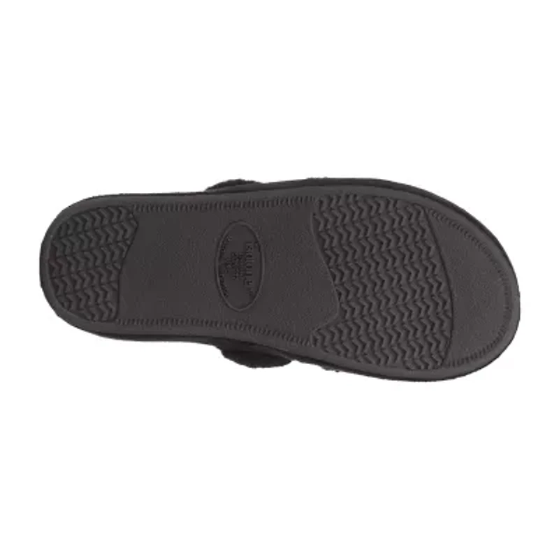 Isotoner Clara Recycled Berber Womens Memory Foam Slip-On Slippers