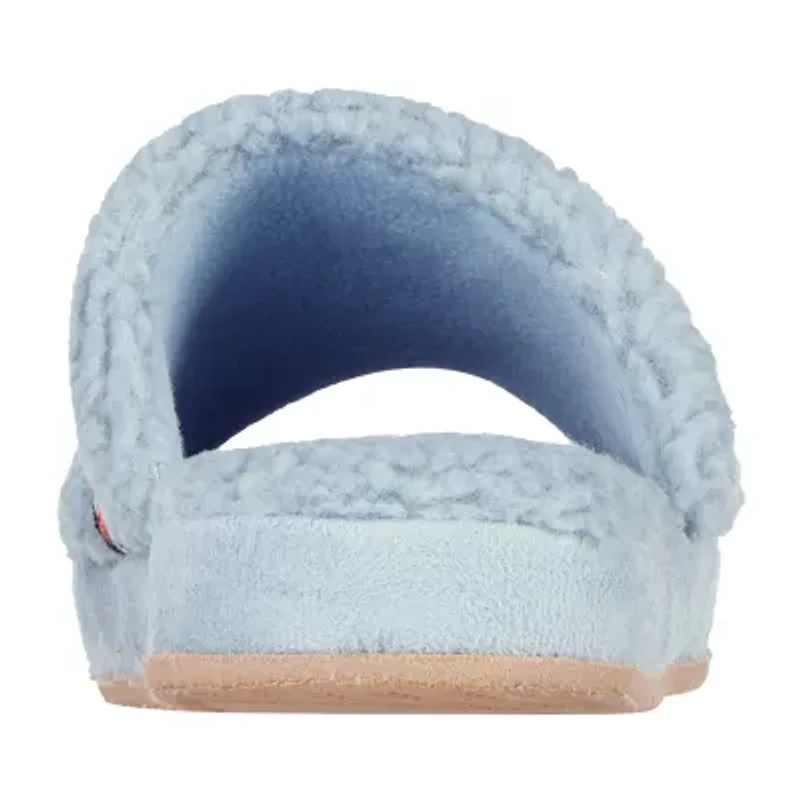 Isotoner Clara Recycled Berber Womens Memory Foam Slip-On Slippers