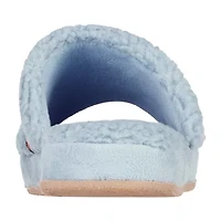 Isotoner Clara Recycled Berber Womens Memory Foam Slip-On Slippers