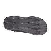 Isotoner Clara Recycled Microsuede Hoodback Womens Memory Foam Clog Slippers