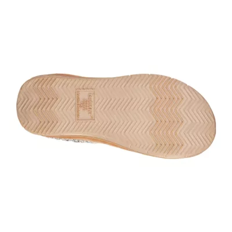 Isotoner Clara Recycled Microsuede Hoodback Womens Memory Foam Clog Slippers