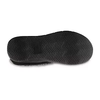 Isotoner Recycled Microsuede And Fur Womens Memory Foam Bootie Slippers