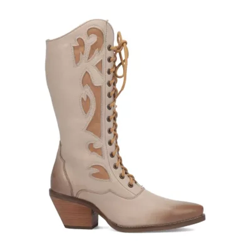 Dingo Womens San Miguel Stacked Heel Cowboy Boots