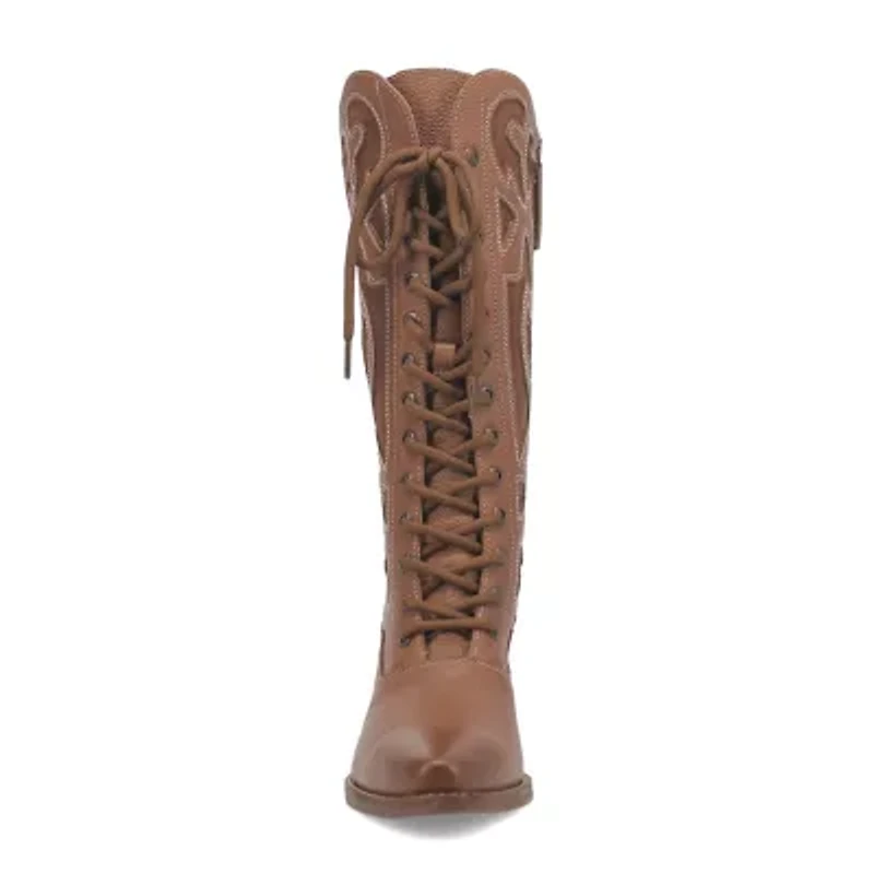 Dingo Womens San Miguel Stacked Heel Cowboy Boots