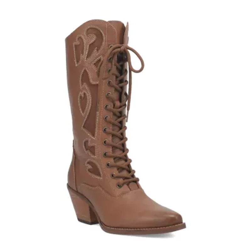 Dingo Womens San Miguel Stacked Heel Cowboy Boots