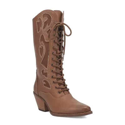 Dingo Womens San Miguel Stacked Heel Cowboy Boots