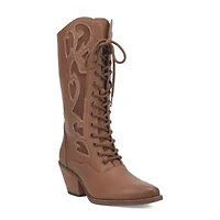 Dingo Womens San Miguel Stacked Heel Cowboy Boots