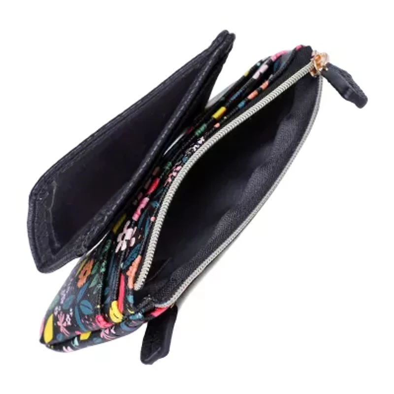 Julia Buxton Large Id Coin Womens Rfid Blocking Wallet