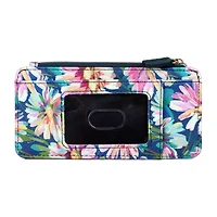 Julia Buxton Thin Card Case Womens RFID Blocking Wallet