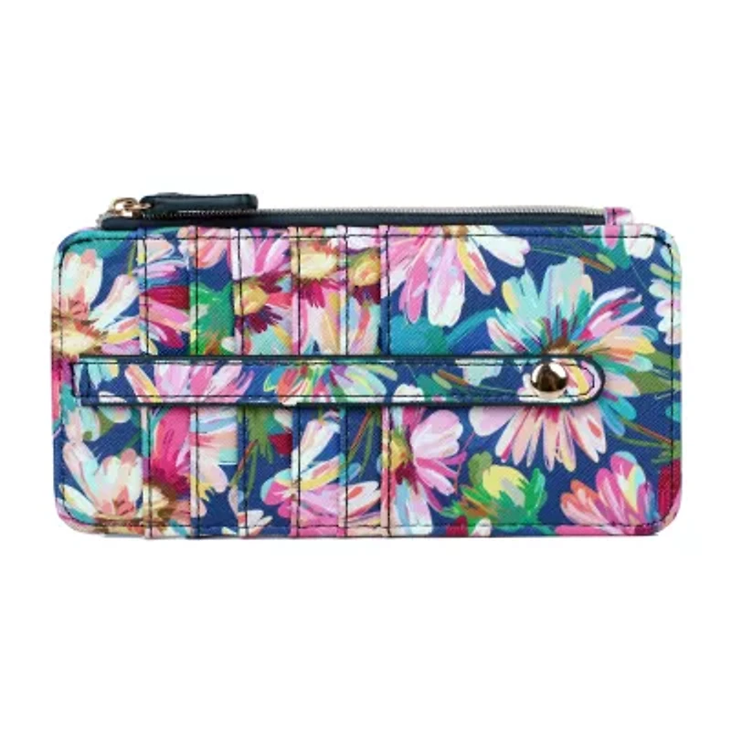 Julia Buxton Thin Card Case Womens RFID Blocking Wallet