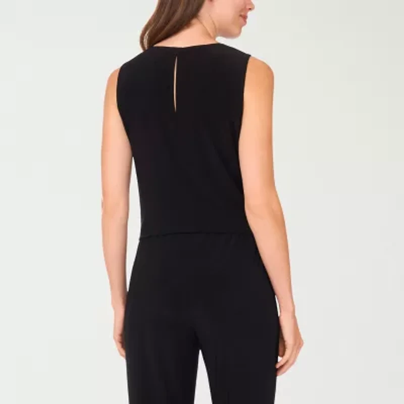 MSK Womens Round Neck Sleeveless Tank Top